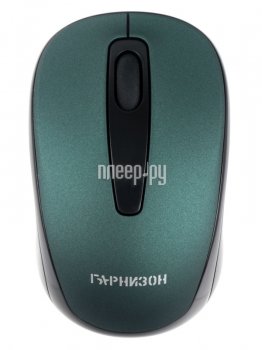 Мышь беспроводная Гарнизон беспров.GMW-450-2, чип X4, зеленый, 1000 DPI, 2 кн.+ колесо-кнопка