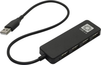USB-разветвитель 5bites <HB24-209BK> 4-port USB2.0 Hub