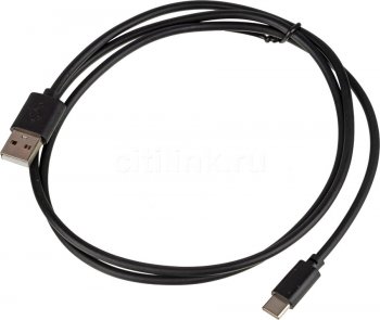 Кабель USB (m)-USB Type-C (m) 1м черный 1491165