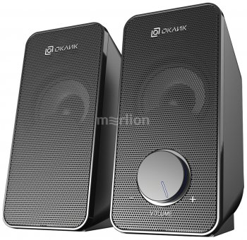 Колонки OKLICK OK-122 Black (2x2W, питание от USB) <1458492>