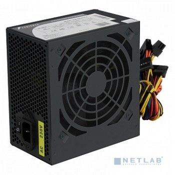 Блок питания Powerman <PM-600ATX-F Black> 600W ATX (24+2x4+2x6/8пин) <6143094>