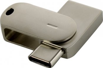 Накопитель USB Netac <NT03U785C-064G-30PN> USB/USB-C OTG Flash Drive 64Gb (RTL)