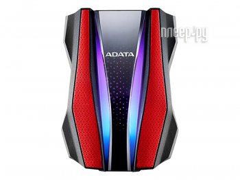 Внешний жесткий диск A-Data <AHD770G-1TU32G1-CRD> HD770G RGB USB3.2 Portable 2.5"HDD 1Tb EXT (RTL)