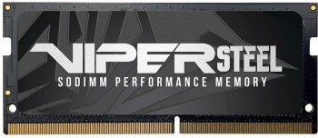 Оперативная память для ноутбуков 32Gb 2666MHz Patriot PVS432G266C8S Viper Steel RTL PC4-21300 CL18 SO-DIMM 260-pin 1.2В