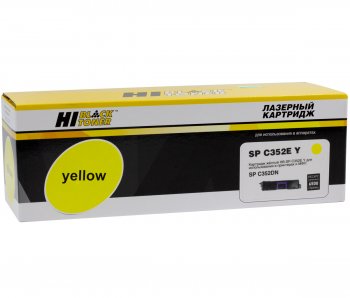 Картридж Hi-Black (HB-SPC352E Y) для Ricoh Aficio SP C352DN, Y, 6,5K