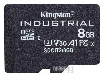 Карта памяти Kingston <SDCIT2/8GBSP> microSDHC Memory Card 8Gb UHS-I U3 V30 A1