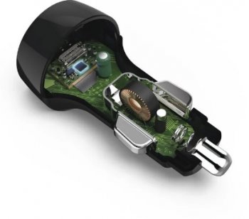 Автомобильный адаптер питания Hama <210569> USB (Вх. DC12-24V, Вых. DC5V, 20W, USB-C)