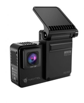 Автомобильный видеорегистратор Navitel RS2 DUO DVR черный 2Mpix 1080x1920 1080p 136гр. NTK96675