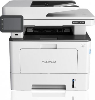 МФУ Pantum BM5100FDW (A4, 40стр/мин, 512Mb, LCD, , факс, USB2.0, двусторонняя печать, сетевой, WiFi, DADF)