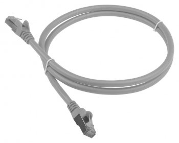Кабель FTP Lanmaster LAN-PC45/S6-3.0-GY FTP вилка RJ-45-вилка RJ-45 кат.6 3м серый LSZH (уп.:1шт)