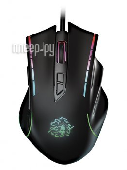 Мышь проводная Qumo Medusa M81 черный, 3200 dpi, USB, кнопки - 7