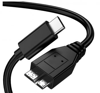 Кабель KS-is <KS-529-1> USB-C -->USB 3.0 Micro-B 1м