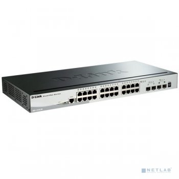 Коммутатор D-Link DGS-1520-28/A1A (L3) 24x1Гбит/с 2x10Гбит/с 2xКомбо(10GBase-T/SFP+) управляемый