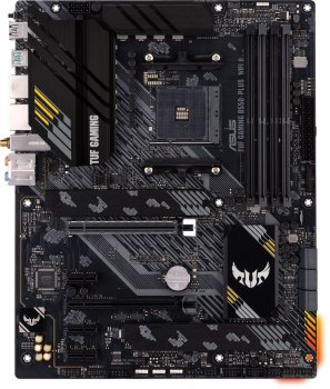 Материнская плата ASUS TUF GAMING B550-PLUS WIFI II Soc-AM4 AMD B550 4xDDR4 ATX AC`97 8ch(7.1) 2.5Gg RAID+HDMI+DP