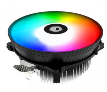 Вентилятор ID-Cooling <ID-CPU-DK-03-RAINBOW> (4пин,1155/1200/AM4, 14.2-25.6дБ, 500-1800об/мин, Al)