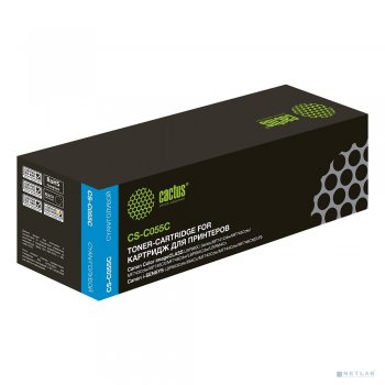 Картридж Cactus CS-C055C голубой (2100стр.) для Canon LBP663Cdw, LBP664Cx, MF746Cx, MF742Cd