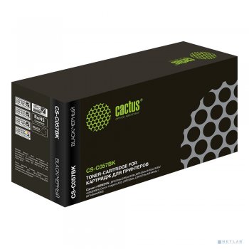 Картридж Cactus CS-C057BK для Canon LBP223/226/227/228x, MF443/445/446/448/449