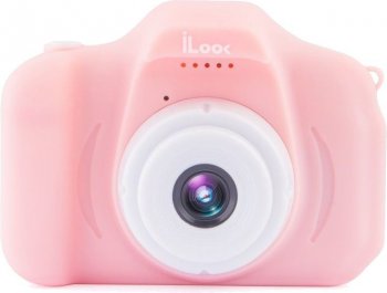 Цифровой компактный фотоаппарат Rekam iLook K330i розовый 20Mpix 2" 720p SDXC CMOS/Li-Ion