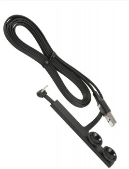 Кабель USAMS-U39 УТ000019993 USB Type-C (m)-Lightning (m) 1м черный