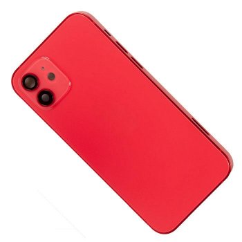 Задняя крышка для смартфона в сборе с рамкой для iPhone 12, красный