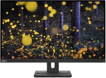 Монитор Lenovo 27" ThinkVision E27q-20 черный IPS 4ms 16:9 HDMI M/M матовая HAS Pivot 350cd 178гр/178гр 2560x1440 62D0GAT1EU