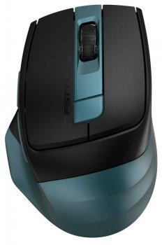 Мышь беспроводная A4Tech FSTYLER Wireless&Bluetooth Optical Mouse <FB35C Midnight Green> (RTL) USB 6btn+Roll