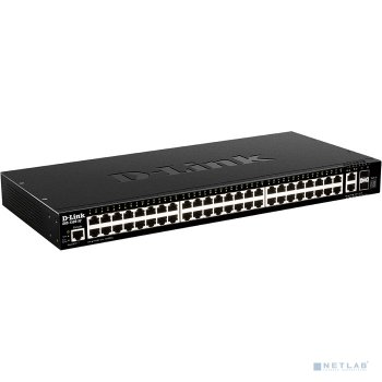 Коммутатор D-Link DGS-1520-52/A1A (L3) 48x1Гбит/с 2x10Гбит/с 2xКомбо(10GBase-T/SFP+) 2SFP+ управляемый