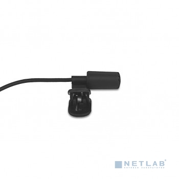 Микрофон CBR CBM 011 Black, проводной "петличка" для использования с ПК, разъём мини-джек 3,5 мм, длина кабеля 1,8 м, цвет чёрный