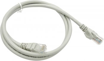 Кабель UTP Buro UTP-6-1M-G UTP 4 пары cat.6 CCA molded 1м серый RJ-45 (m)-RJ-45 (m)