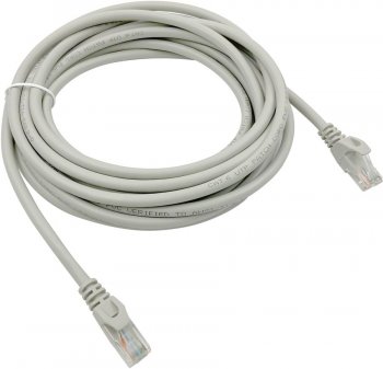 Кабель UTP Buro UTP 4 пары cat6 CCA molded 5м серый RJ-45 (m)-RJ-45 (m)