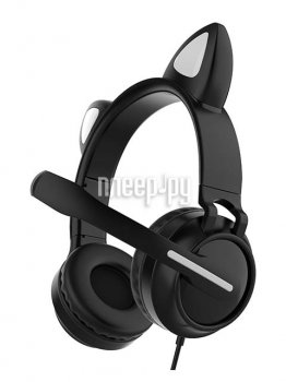 Наушники с микрофоном Qumo Game Cat Black 33034