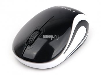 Мышь беспроводная Gembird MUSW-610 черный, 1200 dpi, радиоканал, USB, кнопки - 3