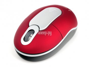 Мышь беспроводная Gembird MUSW-605 красный, 1200 dpi, радиоканал, USB, кнопки - 3