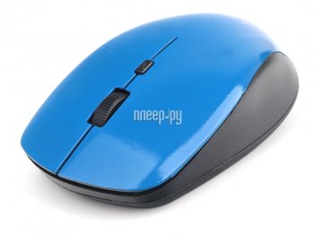 Мышь беспроводная Gembird MUSW-250-2 синий, 1600 dpi, радиоканал, USB, кнопки - 4
