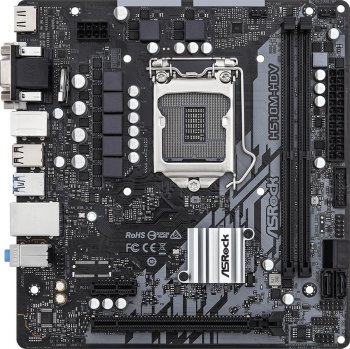 Материнская плата Asrock H510M-HDV R2.0, LGA1200, INTEL H510, mATX, BOX