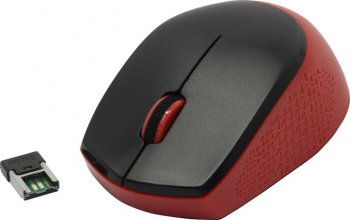 Мышь беспроводная Genius Wireless Silent Mouse <NX-8000S Red> (RTL) USB 3btn+Roll(31030025401)