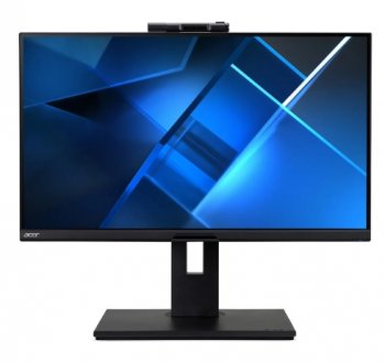 Монитор 23.8" ACER (Ent.) B248Ybemiqprcuzx, IPS, 1920x1080, 75Hz, 178°/178°, 4ms, 250nits, HDMI + DP + Type-C + DP Out + RJ45 + USB3.0x4 + USB-B(2up