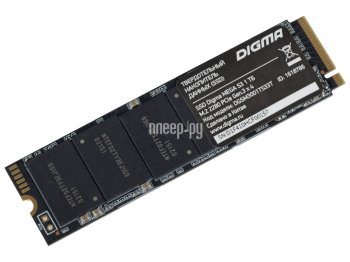 Твердотельный накопитель (SSD) Digma PCI-E x4 1Tb DGSM3001TS33T Mega S3 M.2 2280