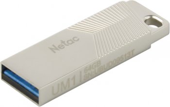 Накопитель USB Netac <NT03UM1N-064G-32PN> USB3.2 Flash Drive 64Gb (RTL)