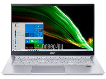 Ноутбук Acer Swift 3 SF316-51-50PB NX.ABDER.007 (Intel Core i5-11300H 3.1GHz/8192Mb/256Gb SSD/No ODD/Intel HD Graphics/Wi-Fi/Cam/16.1/1920x1080/No OS)