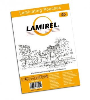 Пленка для ламинирования Lamirel <78801> (A4, Gloss, 100мкм, уп.25шт)