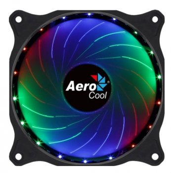 Вентилятор Aerocool Cosmo, Fixed RGB LED, 120x120x25мм, MOLEX 4-PIN