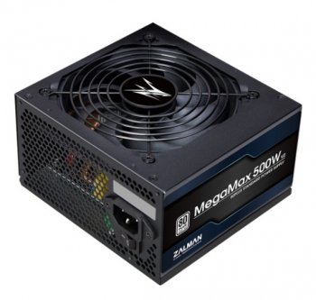 Блок питания Zalman ATX 500W ZM500-TXII V2 80+ (20+4pin) APFC 120mm fan 6xSATA RTL