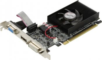 Видеокарта 512 Мб <PCI-E> DDR3 AFOX AF210-512D3L3-V2 (RTL) D-Sub+DVI+HDMI <GeForce G210>