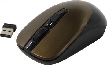 Мышь беспроводная SVEN Wireless Optical Mouse <RX-380W Antique Bronze> (RTL) USB 4btn+Roll