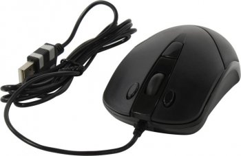 Мышь SVEN Optical Mouse <RX-100 Black> (RTL) USB 6btn+Roll