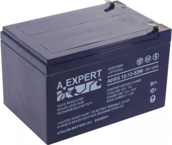 Аккумулятор для ИБП A.Expert AHRX 12-12-52W (12V, 12Ah)