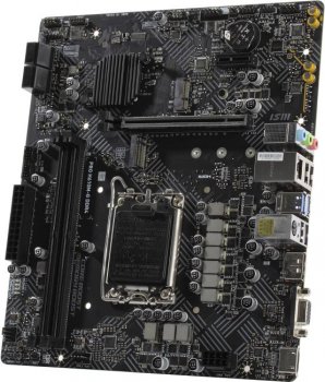 Материнская плата MSI PRO H610M-G DDR4 (RTL) LGA1700 <H610> PCI-E Dsub+HDMI+DP GbLAN SATA MicroATX 2DDR4