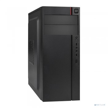 Корпус Exegate EX290176RUS Miditower ExeGate AA-440-AA350 (ATX, AA350 8 см, 2*USB, аудио, черный)
