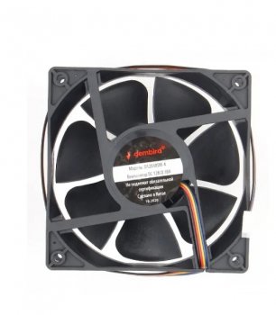 Вентилятор Gembird, 120x120x38, втулка, 4 pin, провод 40 см